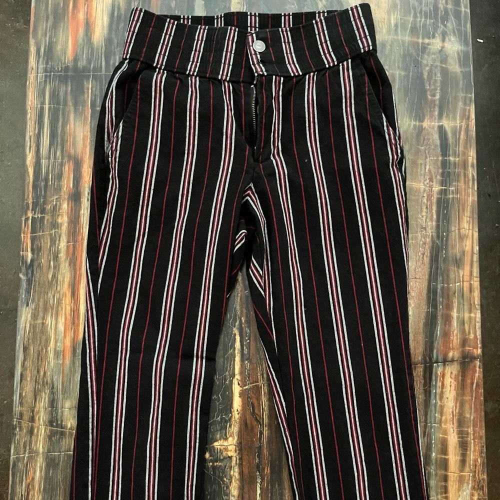 striped pants